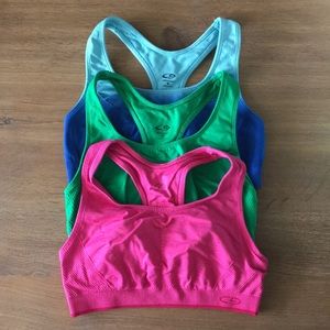 Set of 3 Champion C9 seamless sports bras